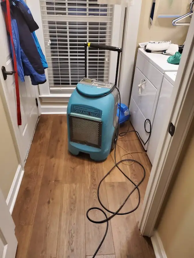 Commercial dehumidifier deployed for Flood Damage Cleanup in East Pennsboro