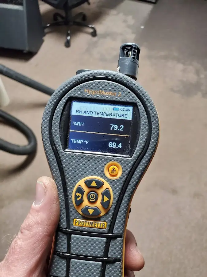 Moisture meter humidity assessment for Mold Remediation & Removal in East Pennsboro